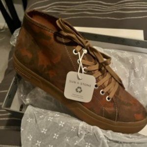 Sun + Stone Men's Nolan Mid-High Shoes - Camo